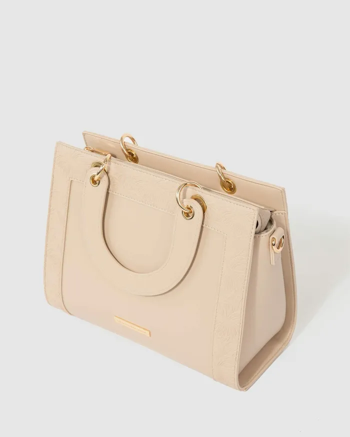 Colette By Colette Hayman Work Bags Natural Ella Emboss Tote Bag 8211 Bags