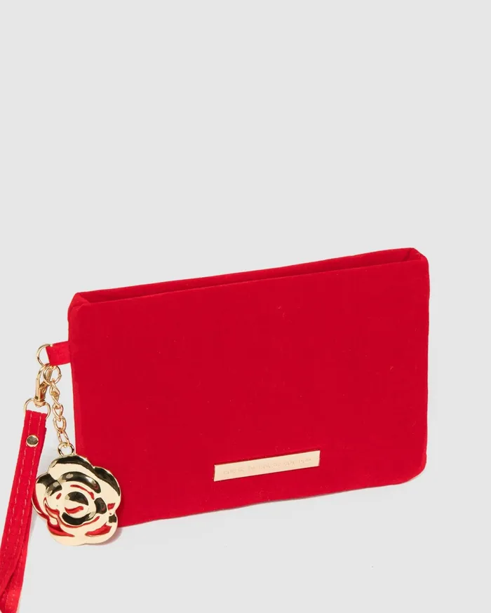 Colette By Colette Hayman Wristlets Red Emery Rose Clutch Bag 8211 Bags