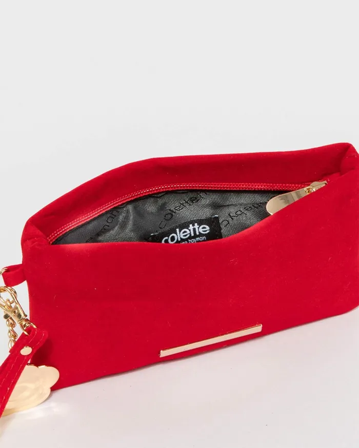 Colette By Colette Hayman Wristlets Red Emery Rose Clutch Bag 8211 Bags