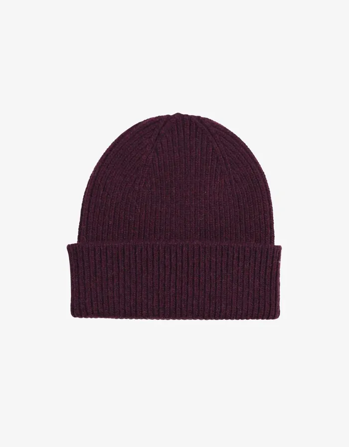 Colorful Standard Merino Wool Beanie Merino Wool Beanie 8211 Oxblood Red 8211 Women