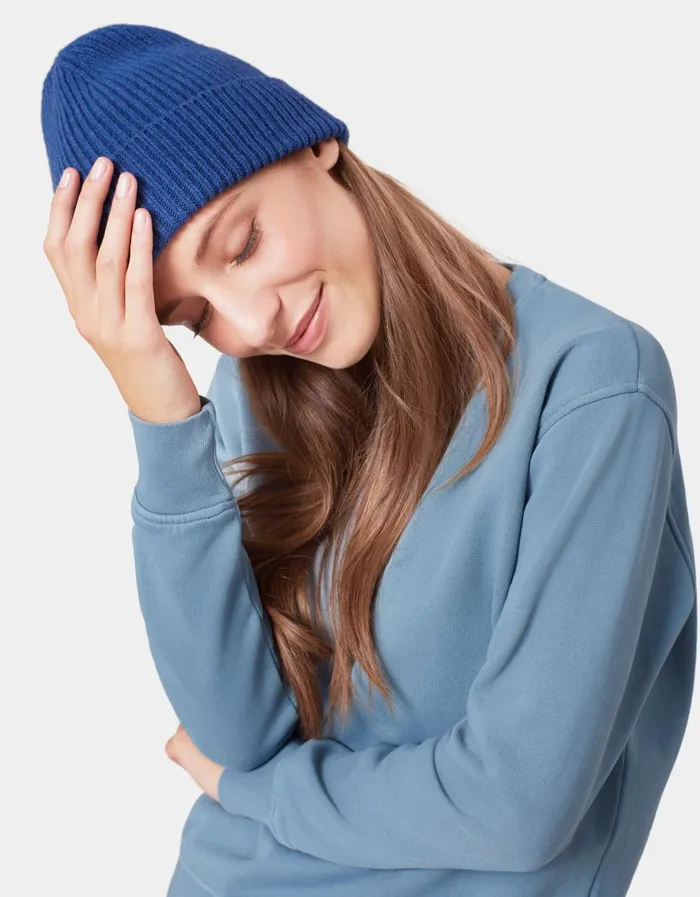 Colorful Standard Merino Wool Beanie Merino Wool Beanie 8211 Royal Blue 8211 Women