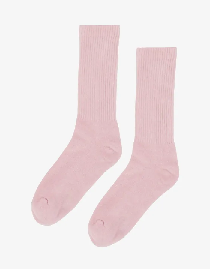 Colorful Standard Organic Active Socks Organic Active Sock 8211 Faded Pink 8211 Men