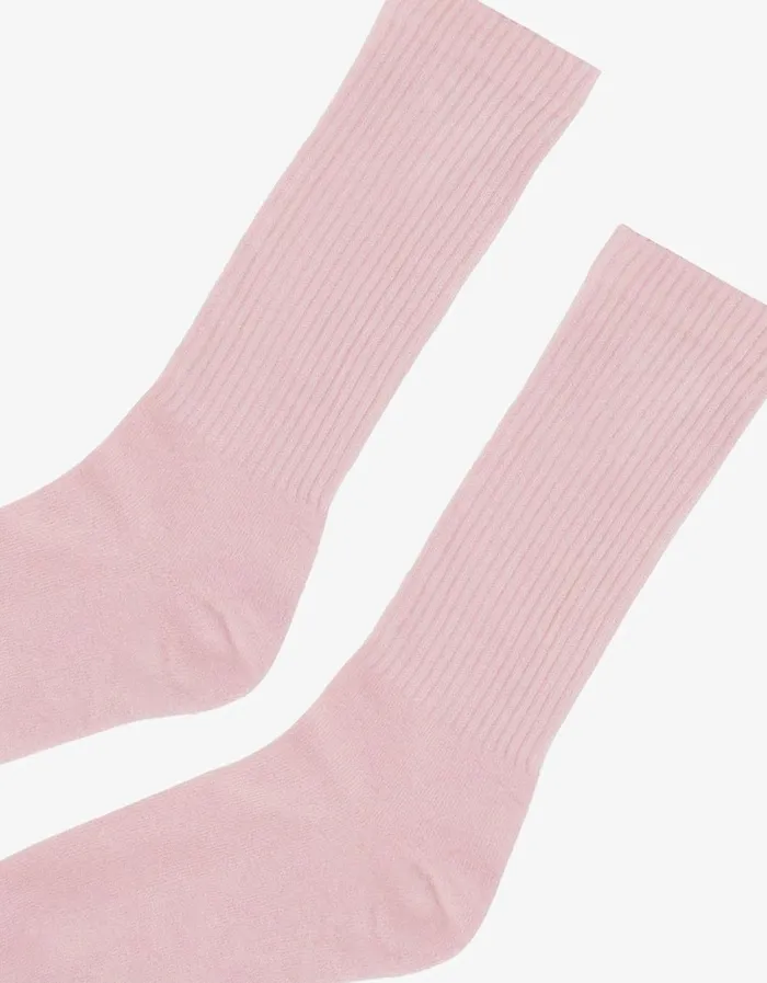 Colorful Standard Organic Active Socks Organic Active Sock 8211 Faded Pink 8211 Men