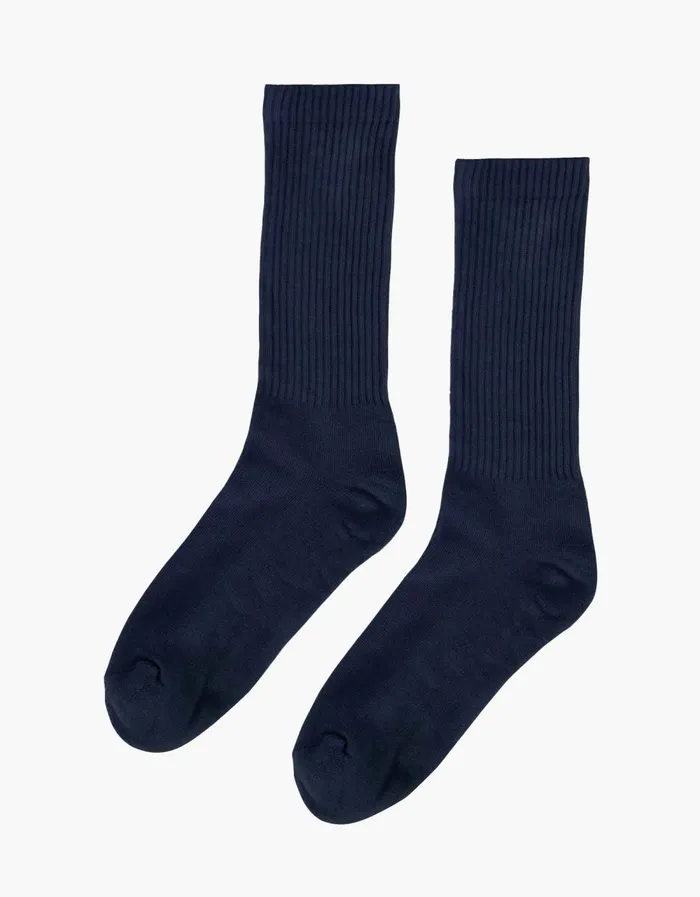 Colorful Standard Organic Active Socks Organic Active Sock 8211 Navy Blue 8211 Men