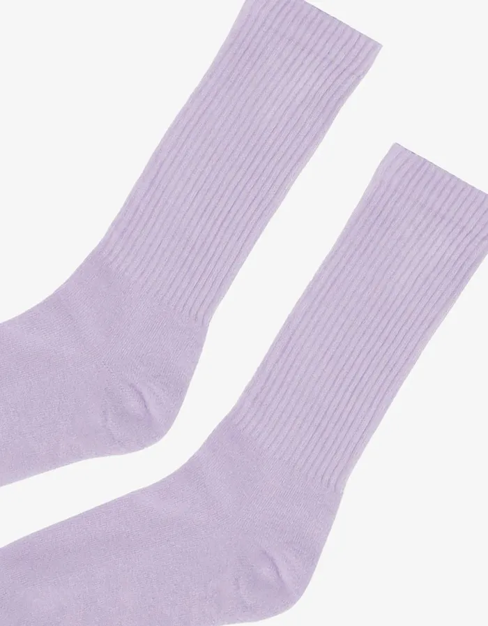 Colorful Standard Organic Active Socks Organic Active Sock 8211 Soft Lavender 8211 Men