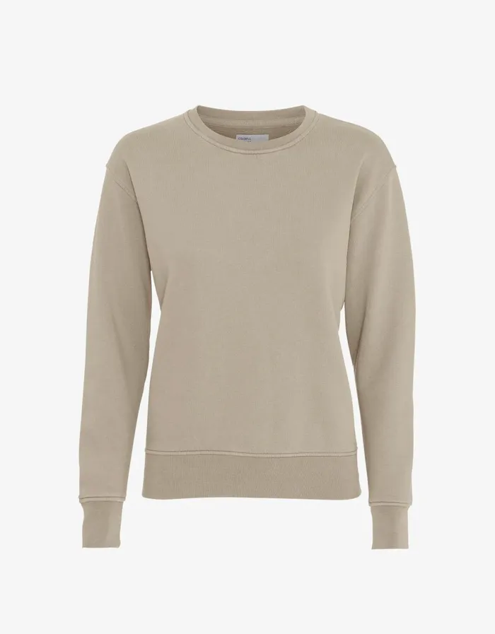 Colorful Standard Organic Crewneck Classic Organic Crew 8211 Oyster Grey 8211 Women