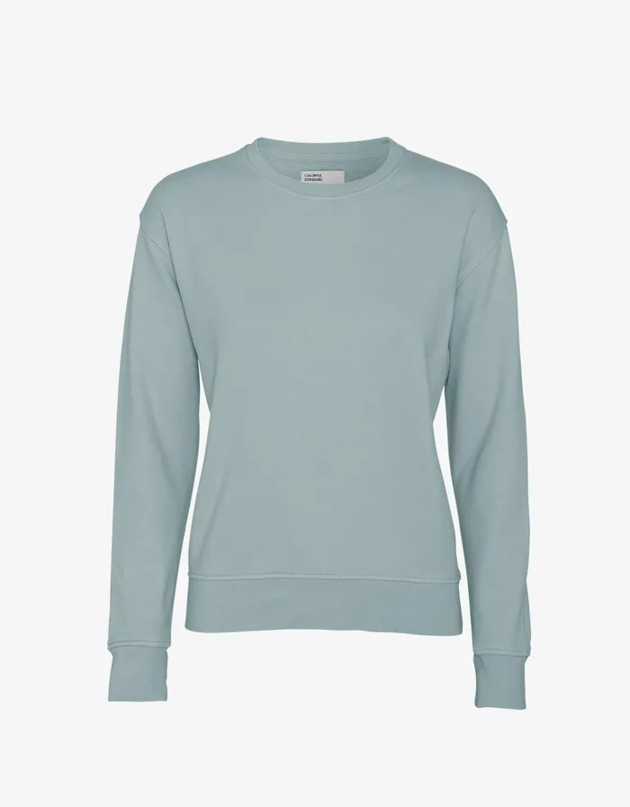 Colorful Standard Organic Crewneck Classic Organic Crew 8211 Steel Blue 8211 Women