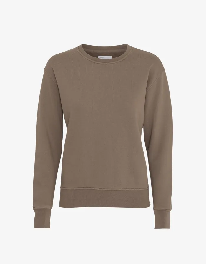 Colorful Standard Organic Crewneck Classic Organic Crew 8211 Warm Taupe 8211 Women