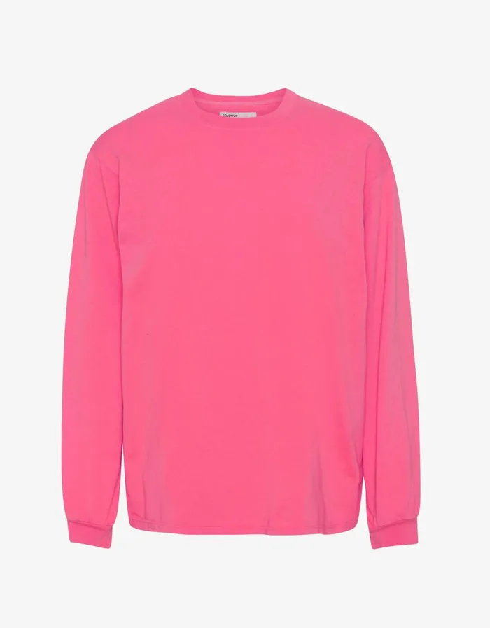 Colorful Standard Organic Ls TShirt Oversized Organic LS Tshirt 8211 Bubblegum Pink 8211 Men Colorful Standard Organic Ls TShirt Oversized Organic LS Tshirt 8211 Bubblegum Pink 8211 Men