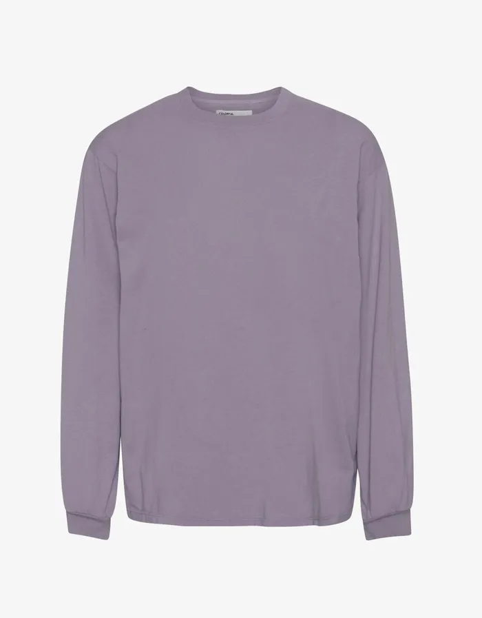 Colorful Standard Organic Ls TShirt Oversized Organic LS Tshirt 8211 Purple Haze 8211 Men Colorful Standard Organic Ls TShirt Oversized Organic LS Tshirt 8211 Purple Haze 8211 Men