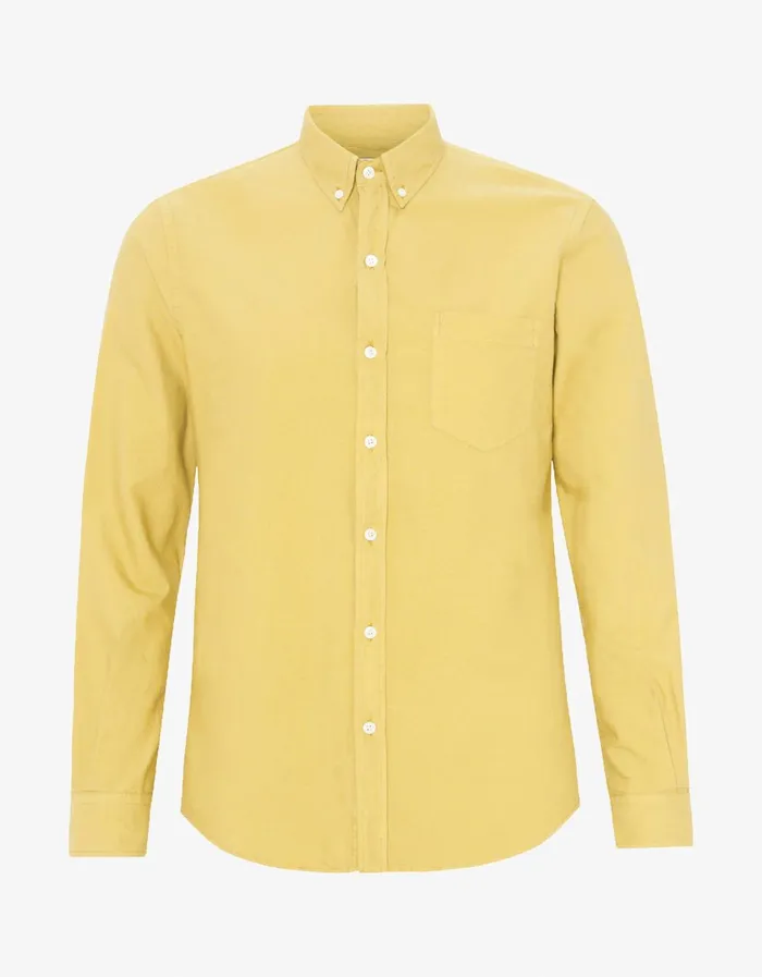 Colorful Standard Organic Oxford Shirt Organic Button Down Shirt 8211 Lemon Yellow 8211 Men Colorful Standard Organic Oxford Shirt Organic Button Down Shirt 8211 Lemon Yellow 8211 Men