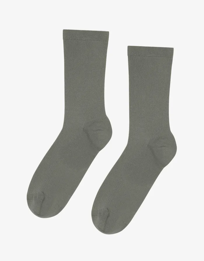 Colorful Standard Organic Socks Classic Organic Sock 8211 Dusty Olive 8211 Women