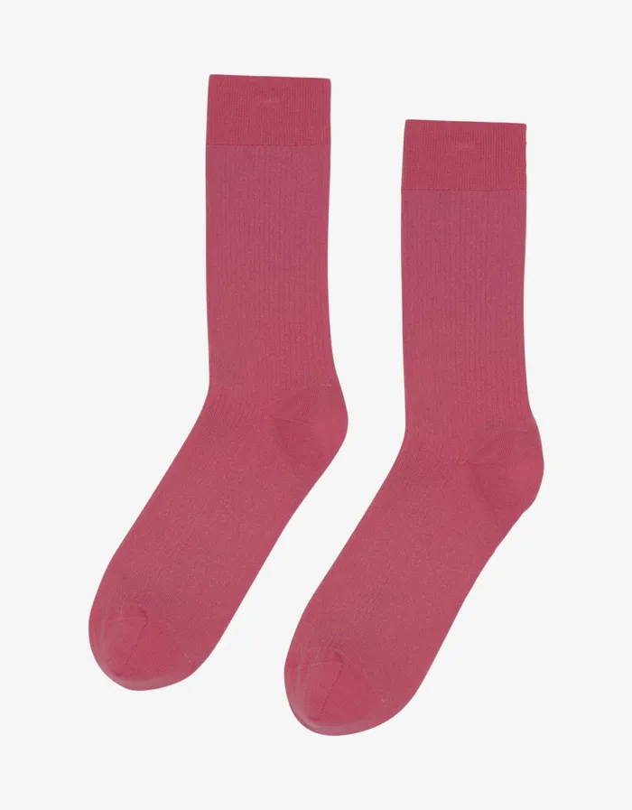 Colorful Standard Organic Socks Classic Organic Sock 8211 Raspberry Pink 8211 Men