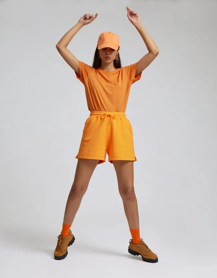 Colorful Standard Organic Sweatshorts Organic Sweatshorts 8211 Dusty Olive 8211 Women