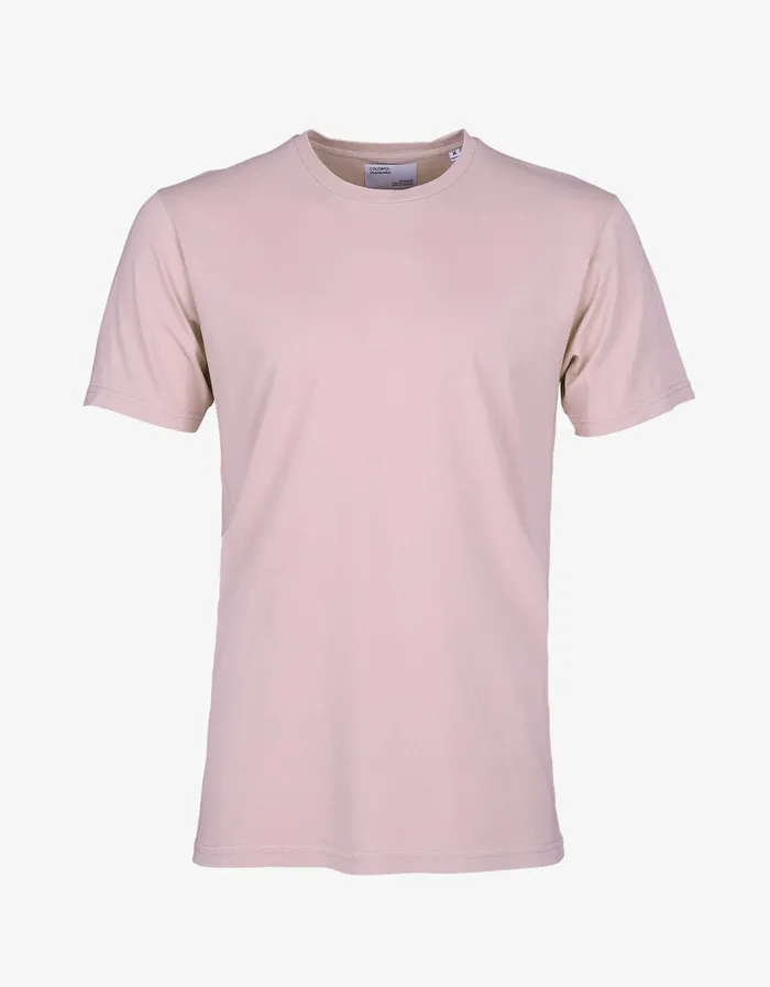 Colorful Standard Organic TShirt Classic Organic Tee 8211 Faded Pink 8211 Men