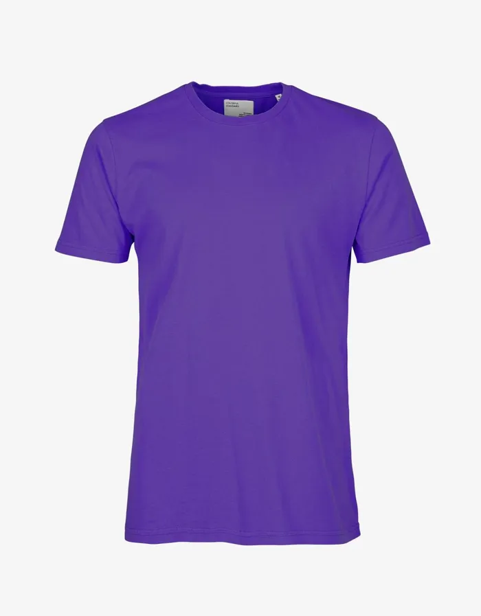 Colorful Standard Organic TShirt Classic Organic Tee 8211 Ultra Violet 8211 Men