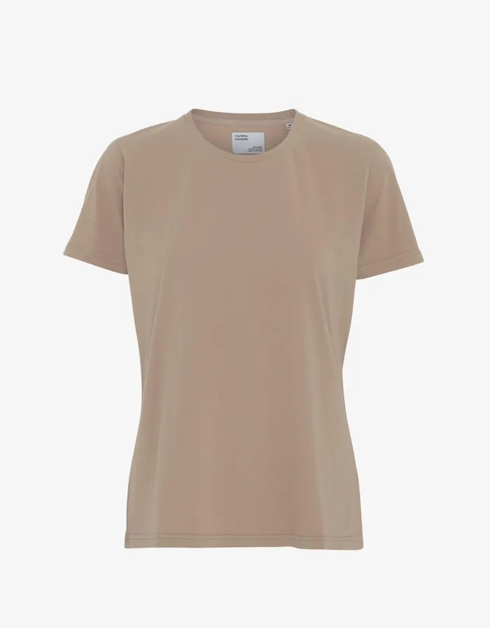 Colorful Standard Organic TShirt Light Organic Tee 8211 Desert Khaki 8211 Women
