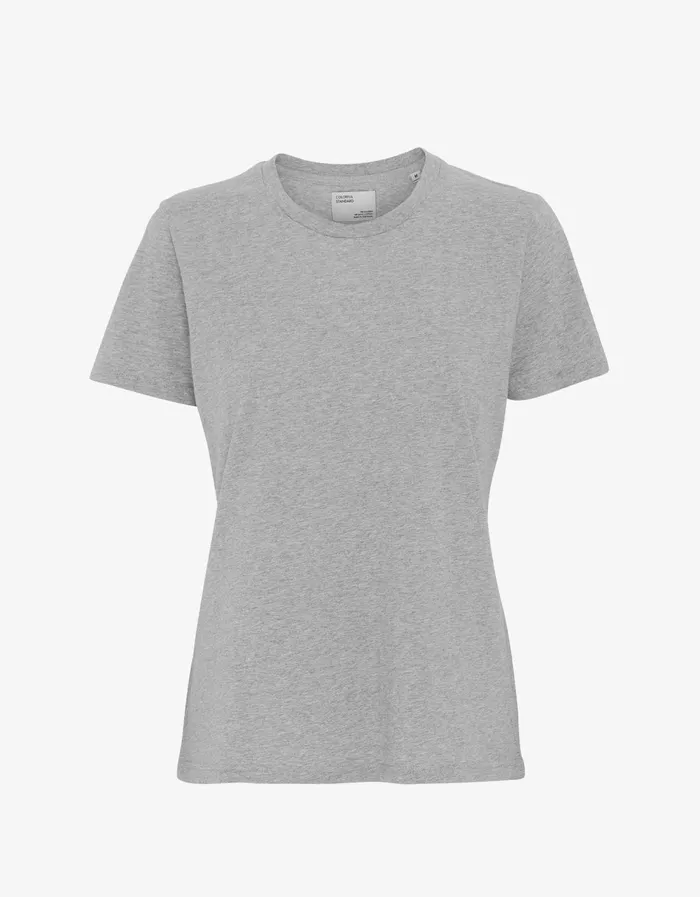 Colorful Standard Organic TShirt Light Organic Tee 8211 Heather Grey 8211 Women