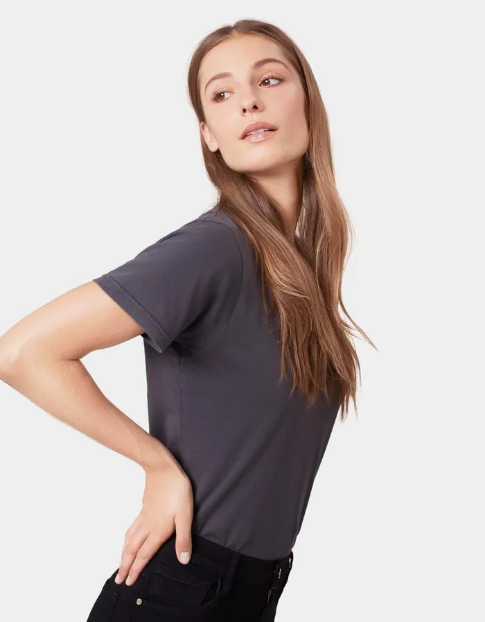 Colorful Standard Organic TShirt Light Organic Tee 8211 Lava Grey 8211 Women