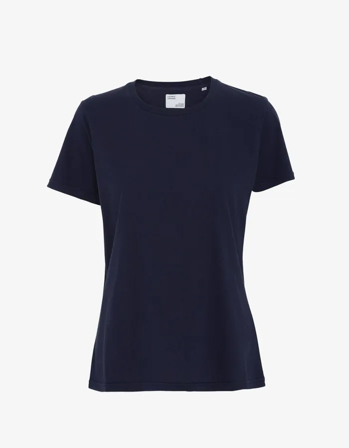 Colorful Standard Organic TShirt Light Organic Tee 8211 Navy Blue 8211 Women