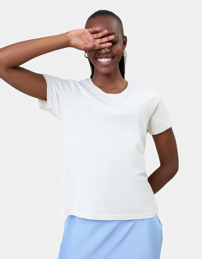 Colorful Standard Organic TShirt Light Organic Tee 8211 Optical White 8211 Women