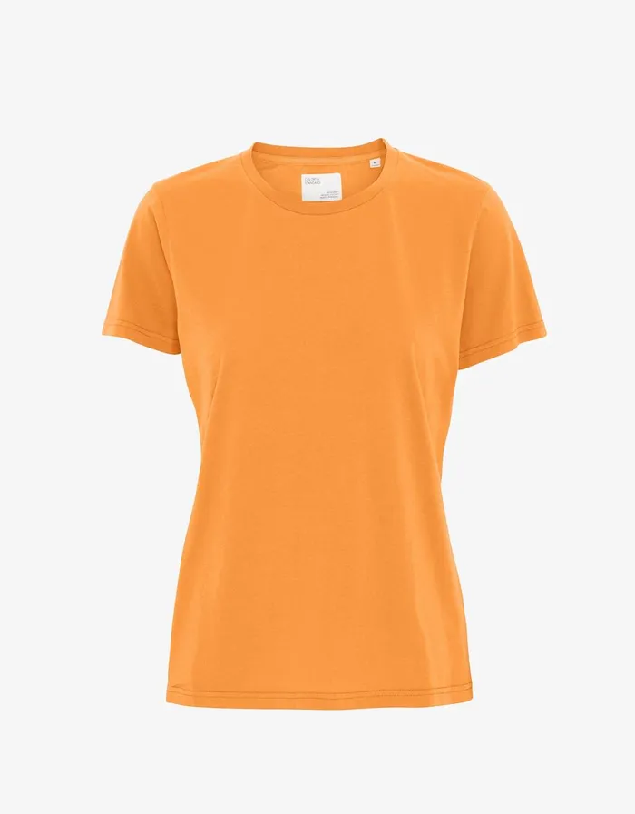 Colorful Standard Organic TShirt Light Organic Tee 8211 Sandstone Orange 8211 Women