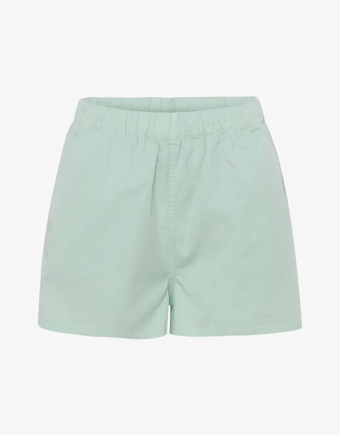 Colorful Standard Organic Twill Shorts Organic Twill Shorts 8211 Light Aqua 8211 Women