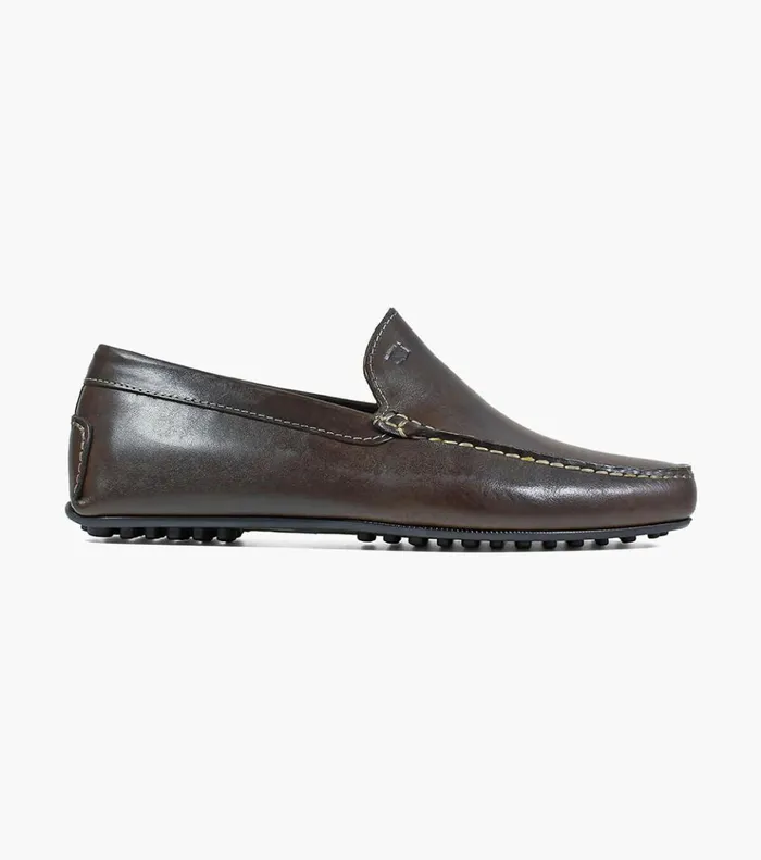 Comet Moc Toe Venetian Driver Brown Men Florsheim Casual Shoes