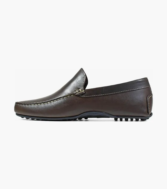 Comet Moc Toe Venetian Driver Brown Men Florsheim Casual Shoes