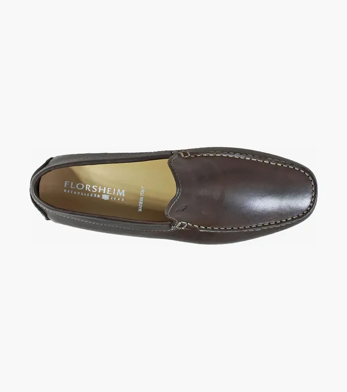Comet Moc Toe Venetian Driver Brown Men Florsheim Casual Shoes