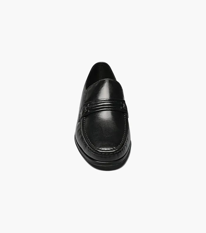 Como Moc Toe Strap Loafer Black Men Florsheim Dress Shoes