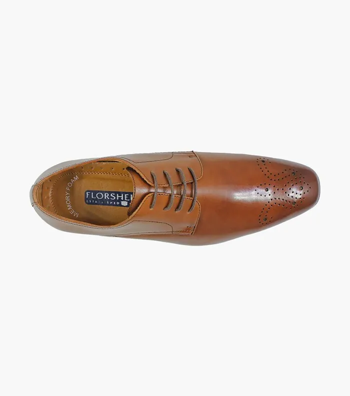 Corbetta Medallion Toe Oxford Scotch Men Florsheim Dress Shoes