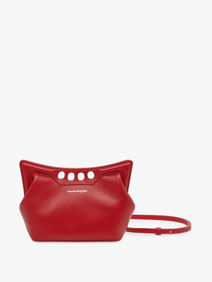 Crossbody Bags Women Alexander McQueen The Peak Bag Mini Welsh Red