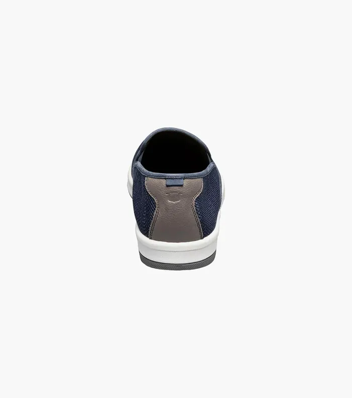 Crossover Knit Plain Toe Slip On Sneaker Navy Men Florsheim Casual Shoes