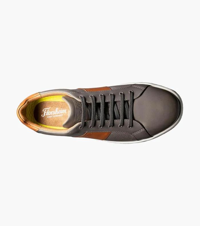 Crossover Lace To Toe Sneaker Gray Men Florsheim Casual Shoes