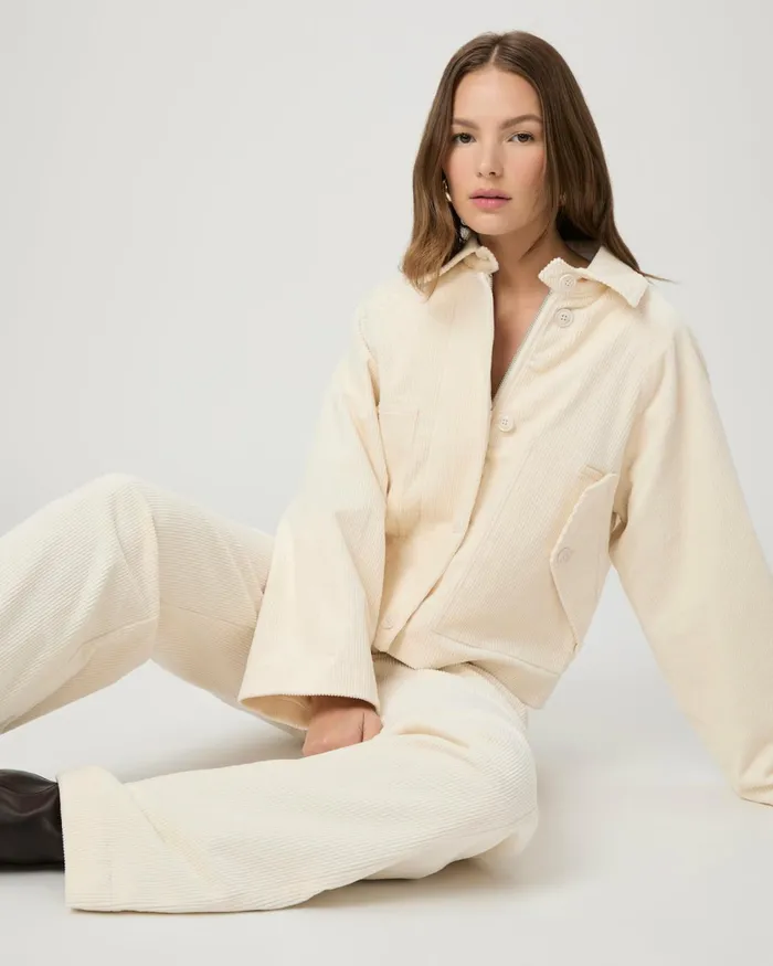 Danielle Trouser 8211 Ivory Corduroy Women PAIGE Pants Danielle Trouser 8211 Ivory Corduroy Women PAIGE Pants