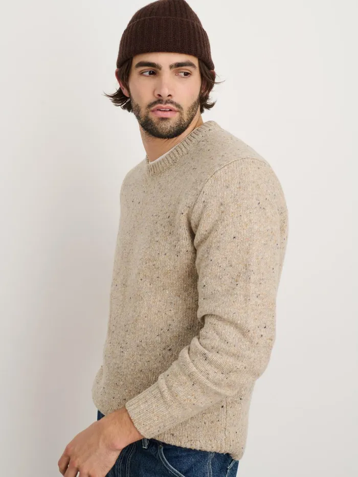 Donegal Crewneck Sweater Oatmeal Women Alex Mill Sweaters