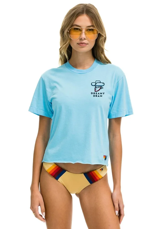 DREAMY DRAW 2023 BOYFRIEND TEE 8211 SKY Women Aviator Nation Boyfriend Tees