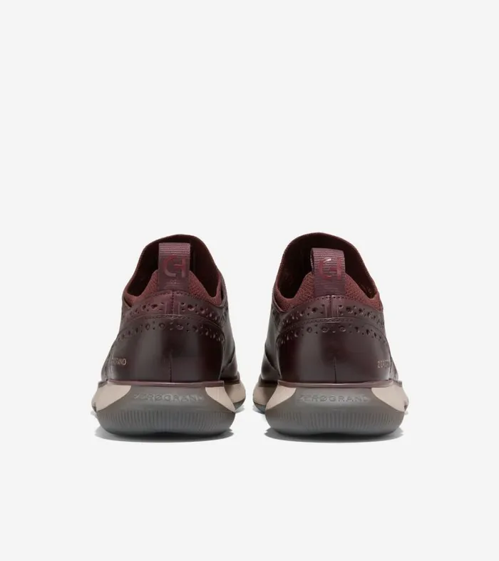 Dress Shoes Men Cole Haan 4ZERGRAND Oxford Bloodstonepinotdark Latte