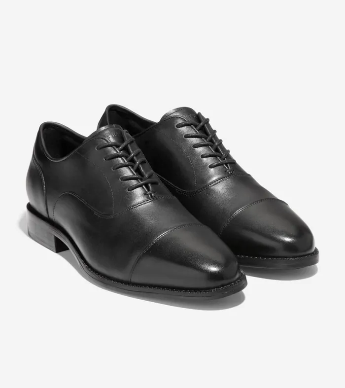Dress Shoes Men Cole Haan Broadway Cap Toe Oxford Black