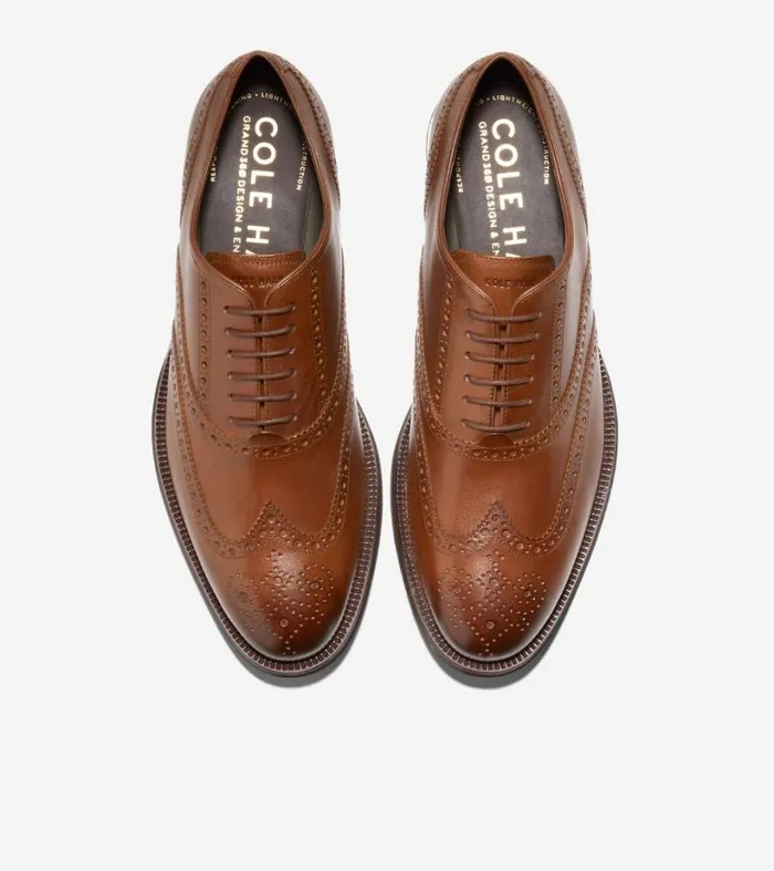 Dress Shoes Men Cole Haan Modern Classics Wingtip Oxford British Tandark Chocolate