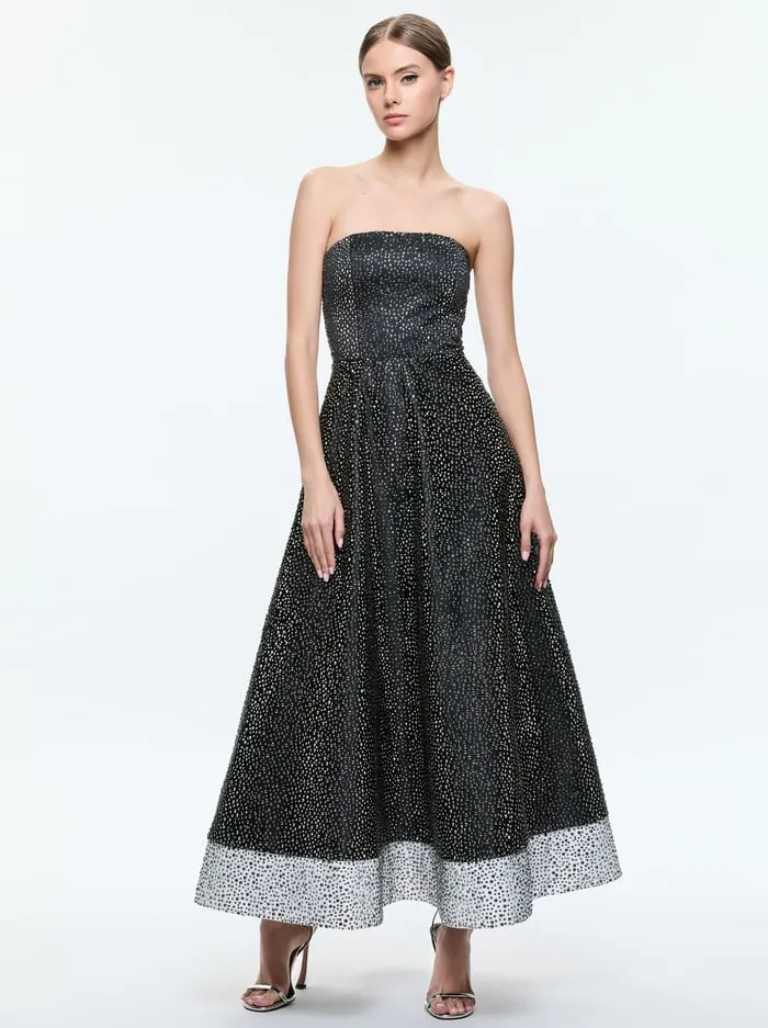 Dresses Women Alice Olivia Bijou Crystal Gown Blackoff White