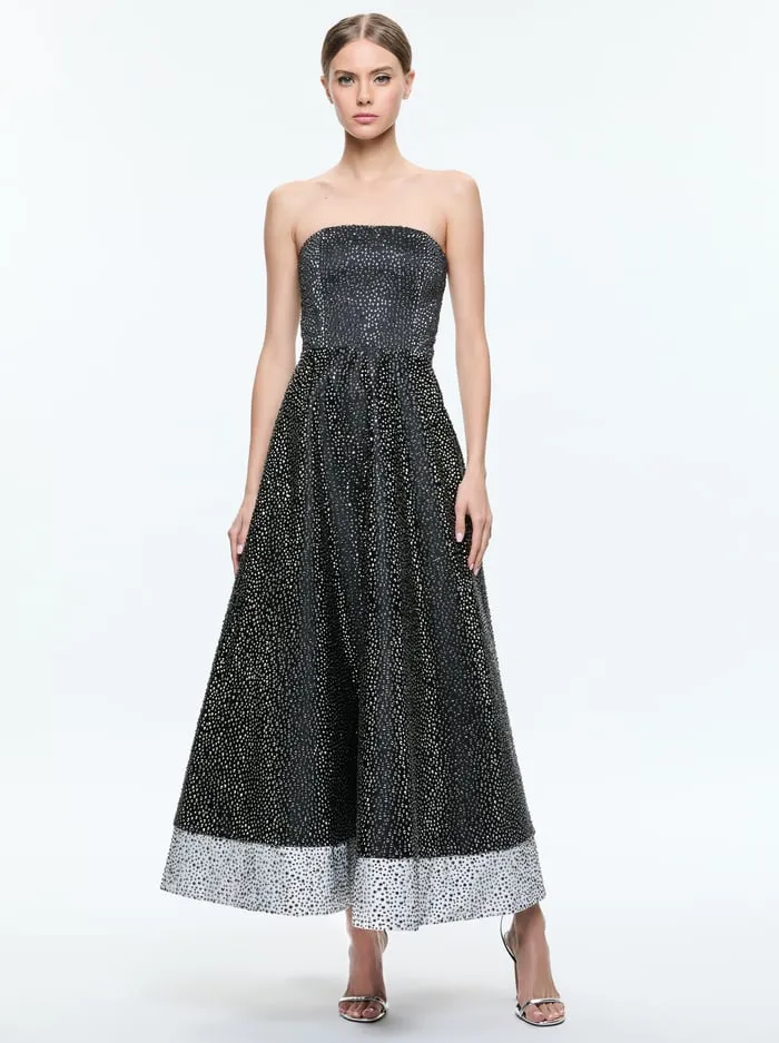 Dresses Women Alice Olivia Bijou Crystal Gown Blackoff White