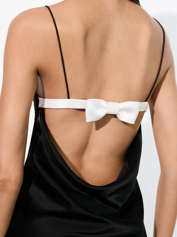 Dresses Women Alice Olivia Noelie Cowl Back Dress Blackoff White