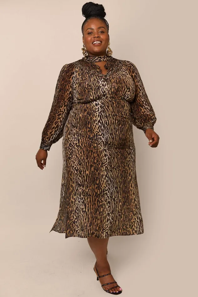 Dresses Women RIXO Bette Bohemia Leopard Dresses Women RIXO Bette Bohemia Leopard