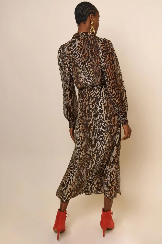 Dresses Women RIXO Bette Bohemia Leopard Dresses Women RIXO Bette Bohemia Leopard