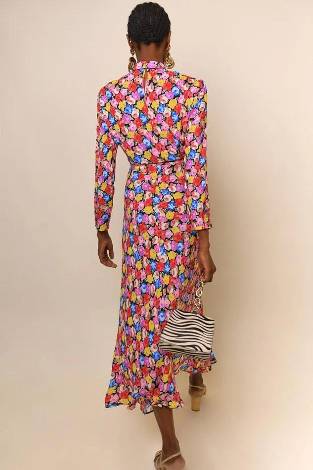 Dresses Women RIXO Cherie Multi English Rose Dresses Women RIXO Cherie Multi English Rose