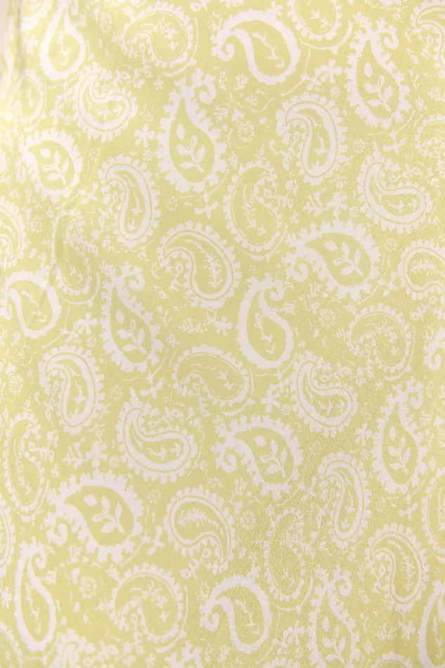 Dresses Women RIXO Clarissa Chartreuse Paisley Stamp Dresses Women RIXO Clarissa Chartreuse Paisley Stamp