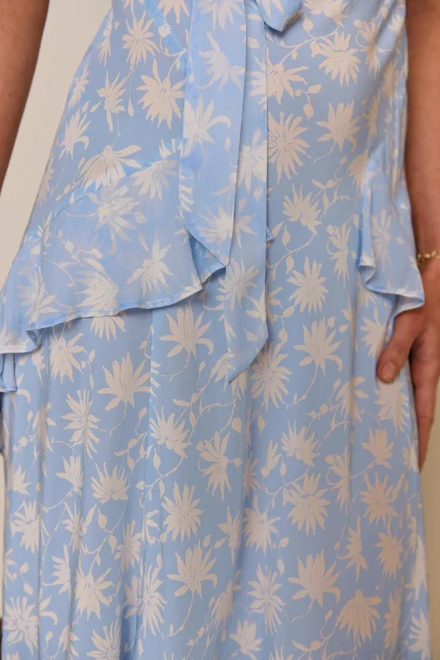 Dresses Women RIXO Evie Vintage Daisy Blue
