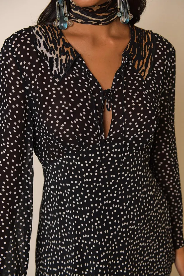 Dresses Women RIXO Malibu Bohemia Leopard Polka Mix Dresses Women RIXO Malibu Bohemia Leopard Polka Mix